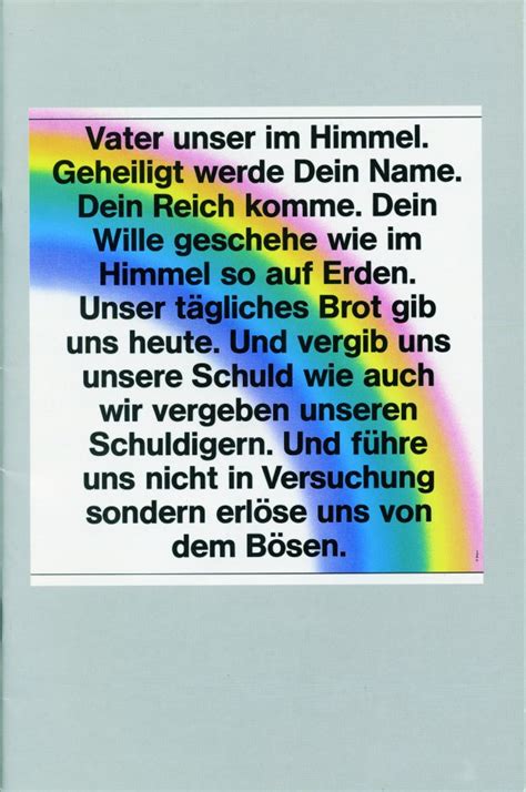 Vater Unser Gebet Wichern Verlag Gmbh