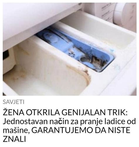 Ena Otkrila Genijalan Trik Postoji Jednistavan Na In Za Pranje Ladice