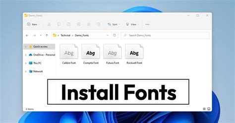 How To Download And Install Fonts On Windows 11