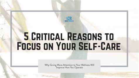 1 Minute Video 5 Critical Reasons To Focus On Your Self Care Youtube