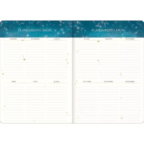 Planner Grampeado Magic Fundo Amarelo Trust The Sky Tilibra