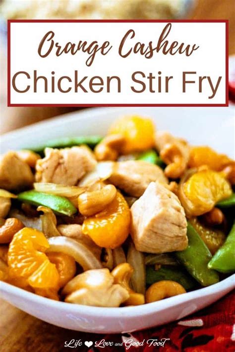 Easy Orange Chicken Stir Fry Life Love And Good Food