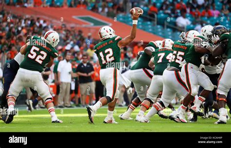 Miami Gardens Florida USA 23rd Sep 2017 Miami Hurricanes