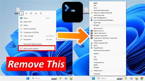 Remove Show More Options From Right Click Menu In Windows 11 Show