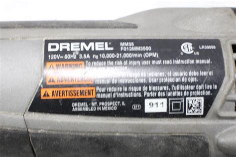 Dremel V Variable Speed Corded Oscillating Multi Tool Property Room