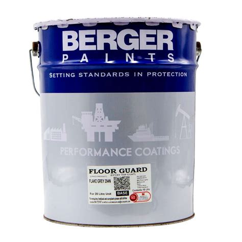 Asian Paints Berger Floor Guard Epoxy Top Coat 20l Base 5l Hardener