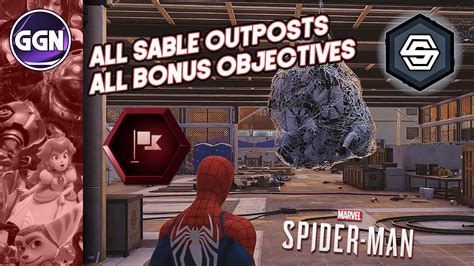 All Sable Outposts All Bonus Objectives Marvel S Spider Man Youtube