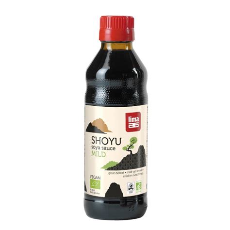 Shoyu Bio Sauce Soja Pauvre En Sel 250ml Lima Belvibio