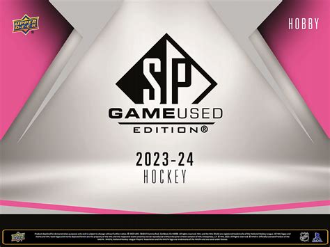 2023 24 Upper Deck SP Game Used Edition Hockey