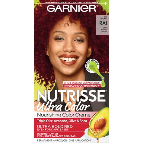 Garnier Nutrisse Nourishing Hair Color Creme, RA1 Red Autumn - Walmart.com