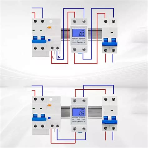 COMPTEUR D ÉNERGIE POLYVALENT avec écran rétroéclairage LCD pour une