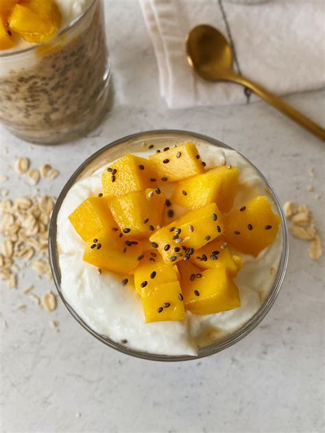 Mango Overnight Oats Something Nutritious