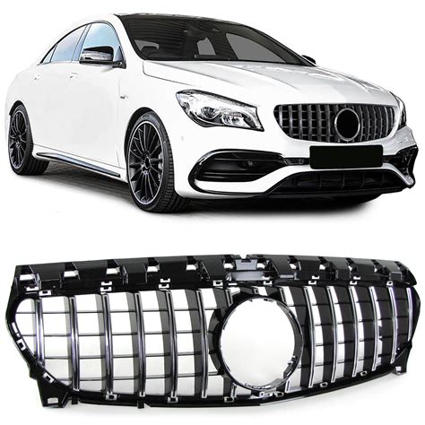 Sport K Hlergrill Schwarz Chrom F R Mercedes Cla C W