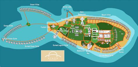 Ayada Large Map | Simply Maldives Holidays