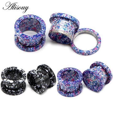 Alisouy 2 Chiếc 2 16 Mm Thép Không Gỉ Sơn Ròng Rỗng Tai Hầm Cắm Mở Rộng