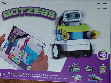 Интерактивна смарт Stem играчка конструктор 6 в 1 BOTZEES робот гр ...