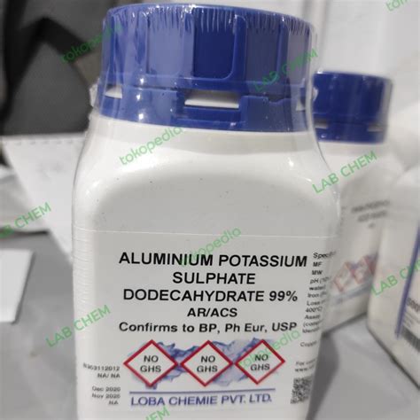 Jual Aluminium Potassium Sulphate Dodecahydrate Kota Depok Lab