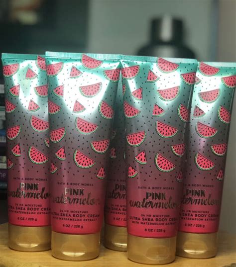 Bath And Body Works Pink Watermelon Set Of 5 Body Cream Ebay