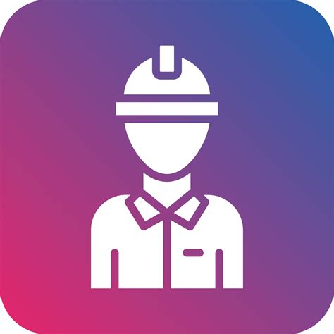 worker icon vector design  vector art  vecteezy