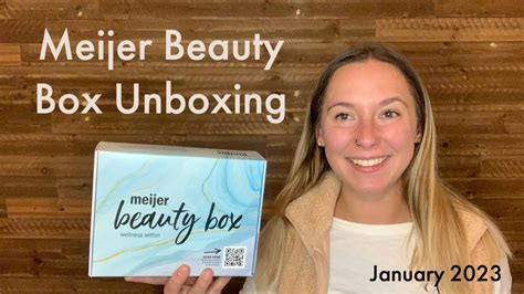 Meijer Beauty Box Unboxing January 2023 A Drug Store Beauty Box