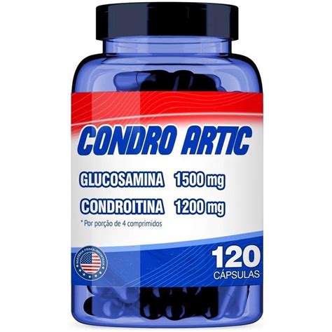 Glucosamina 1500 Mg Condroitina 1200 Mg Condro 120 Cápsulas no Shoptime