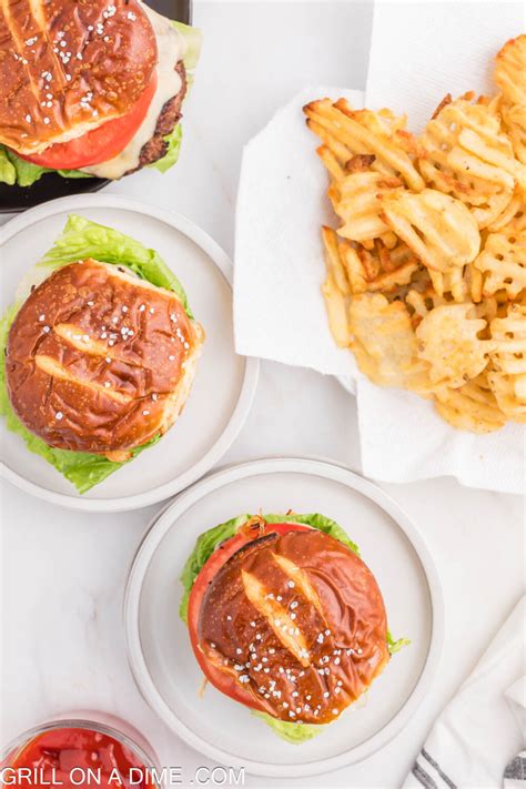 Pretzel Bun Burger