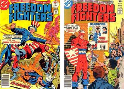 Unofficial Dc Marvel Crossover Freedom Fighters Invaders Freedom