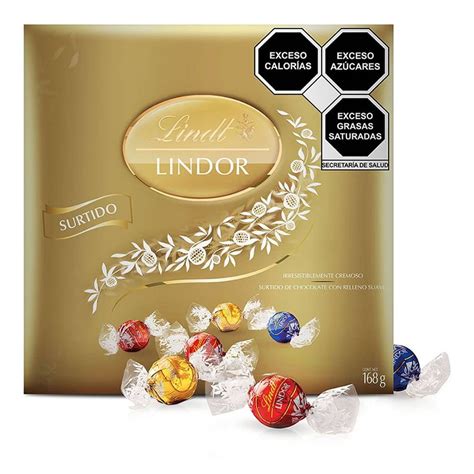 Trufas De Chocolate Lindt Lindor Con Relleno Suave Sabores Surtidos 168