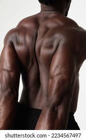 Athletic Man Naked Torso Good Physique Stock Photo