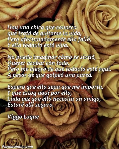 5 Poemas Para Una Amiga Que Se Intento Suicidar Poemas Online