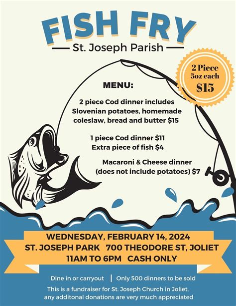 Feb 14 St Joseph Parish Fish Fry Joliet Il Patch