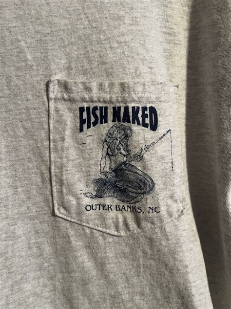 Vintage Fish Naked Pocket Show Off Your Pole Outer Ba Gem