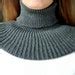 Womens Scarf Dickie Neck Warmer Adult Knit Neck Gaiter Scarf Etsy