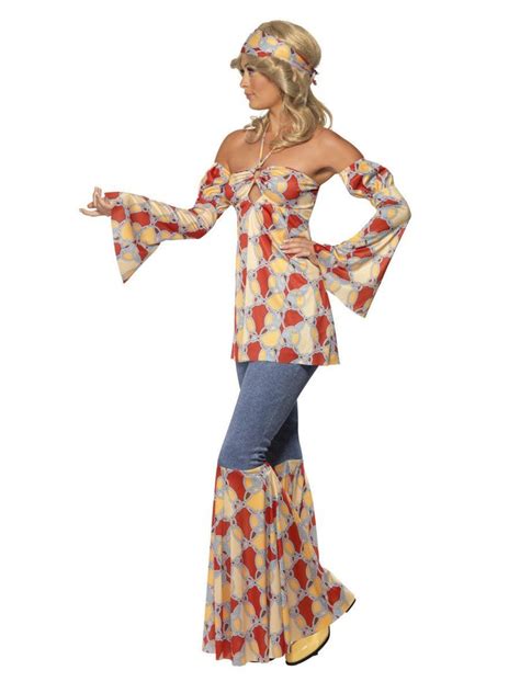 Smiffys Vintage Hippy 1970s Costume 39434 Escapade