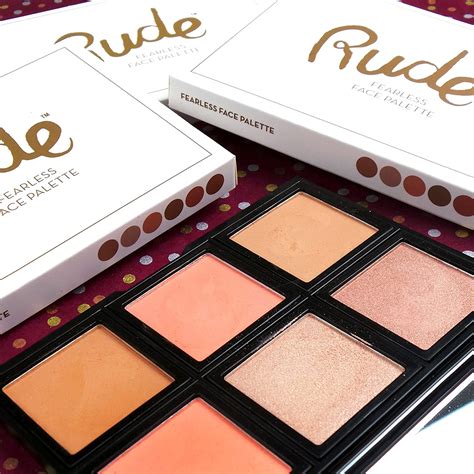 Rude Fearless Face Palette Beauty And Personal Care