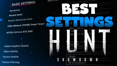 My Settings In Hunt Showdown Best Settings In Hunt Showdown Youtube