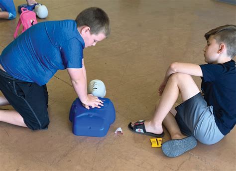 Vv Homeschoolers Learn Cpr The Progress