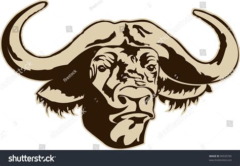 Vector African Cape Buffalo - 90535705 : Shutterstock