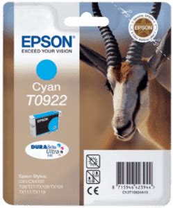 Epson T0922 Cyan Ink Cartridge Almiria Techstore Kenya