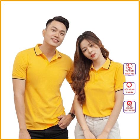 Áo thun polo nam nữ unisex mặc cặp đôi hot trend Shopee Việt Nam
