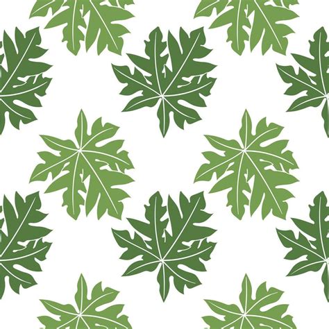 leaf illustration seamless pattern  vector art  vecteezy