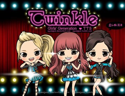 Snsd Tts Twinkle Chibi By Squeegool On Deviantart Snsd Kpop Deviantart