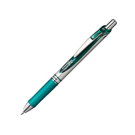 energel metal tip refillable retractable turquoise blue pentel pentel