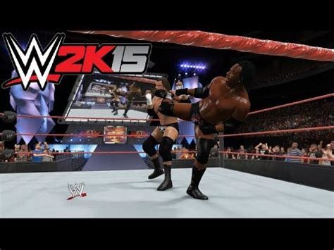 WWE 2K15 Chris Jericho Triple H Vs Booker T Kane Monday Night