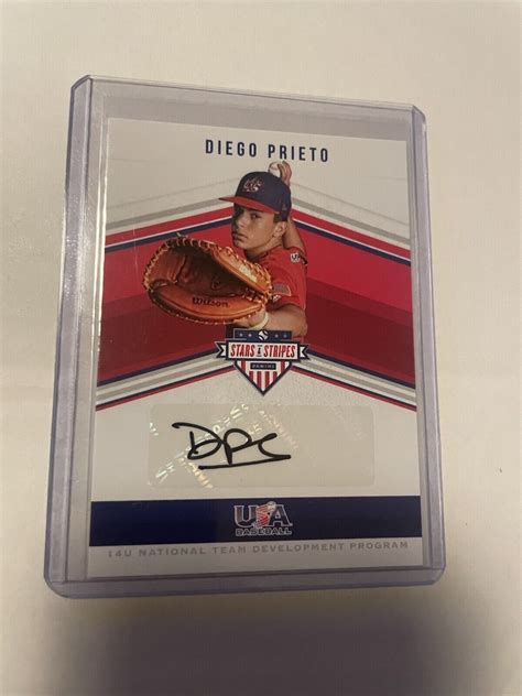 2018 Panini USA Baseball Stars Stripes 14U National Team Signatures