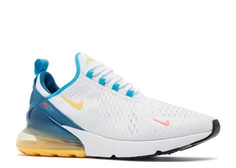 Air Max 270 White Industrial Blue Citron Nike Fj4000 100 Whiteindustrial Blueblue