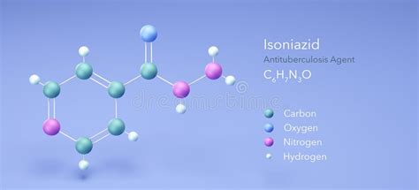 Isoniazid Molecule Antituberculosis Agents Molecular Structure