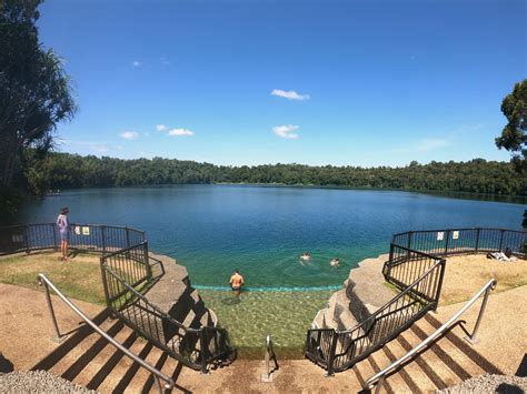 Lake Eacham The Oasis Of The Tablelands Brads Backpack