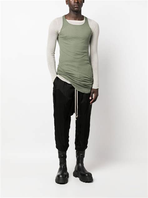 Rick Owens Long Length Ribbed Tank Top Farfetch