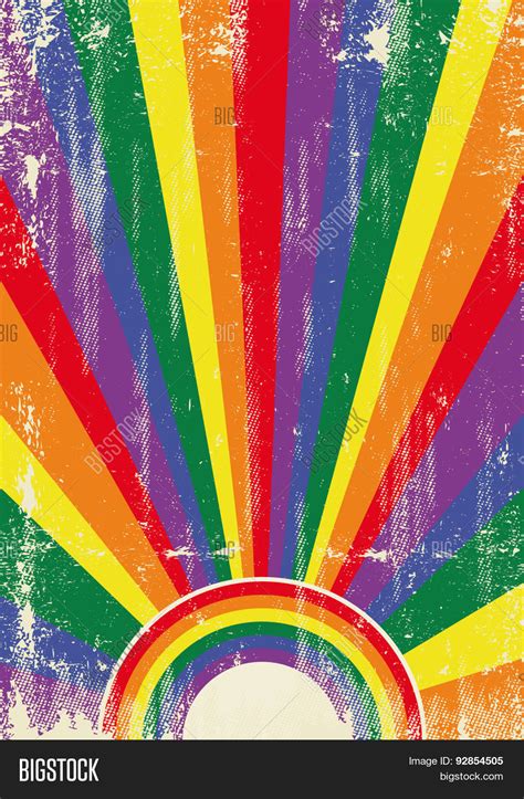 Gay Vintage Sunbeams Vector Photo Free Trial Bigstock